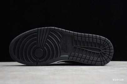 HIGH - RED BLACK SATIN GYM JORDAN RETRO 1 555088-060 1210